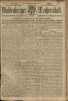 Waldenburger Wochenblatt, Jg. 51, 1905, nr 83