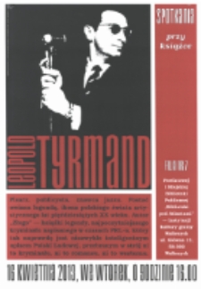 Spotkania przy książce - Leopold Tyrmand [Dokument życia społecznego]