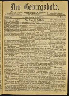 Der Gebirgsbote, 1920, nr 160 [18.07]