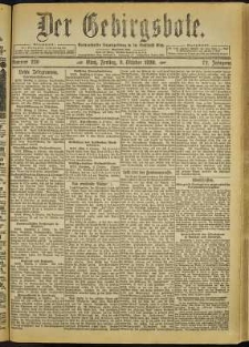 Der Gebirgsbote, 1920, nr 230 [8.10]