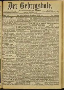 Der Gebirgsbote, 1920, nr 237 [16.10]