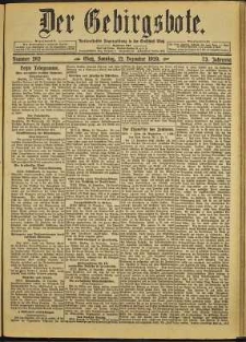 Der Gebirgsbote, 1920, nr 282 [12.12]