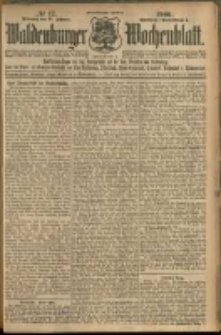 Waldenburger Wochenblatt, Jg. 52, 1906, nr 17