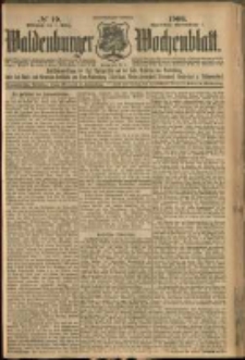 Waldenburger Wochenblatt, Jg. 52, 1906, nr 19