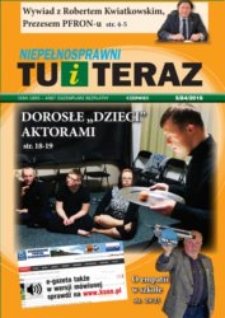 Niepełnosprawni Tu i Teraz, 2016, nr 5 (84) [Dokument elektroniczny]