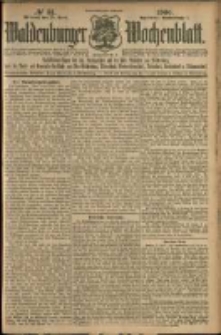 Waldenburger Wochenblatt, Jg. 52, 1906, nr 33