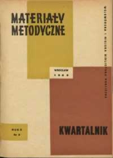 Materiały metodyczne : kwartalnik, R. X, 1965, nr 3