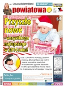 Gazeta Powiatowa - Wiadomości Oławskie, 2014, nr 1