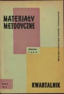Materiały metodyczne : kwartalnik, R. X, 1965, nr 4