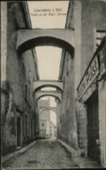 Löwenberg i. Schl. Partie an der Schul - Strasse [Dokument ikonograficzny]