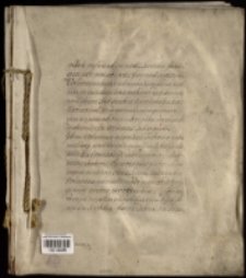 [Kodeks pergaminowy zawierający odpisy przywilejów książęcych dla miasta śląskiego. Inc.: "Vitate pofsident, ca nobis..."]