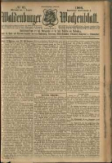 Waldenburger Wochenblatt, Jg. 52, 1906, nr 61