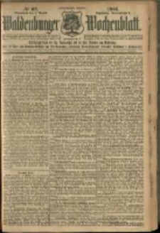 Waldenburger Wochenblatt, Jg. 52, 1906, nr 62