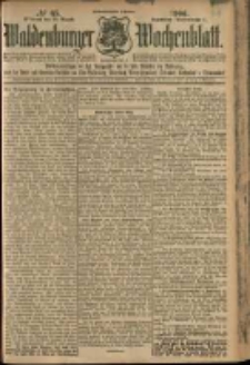 Waldenburger Wochenblatt, Jg. 52, 1906, nr 65