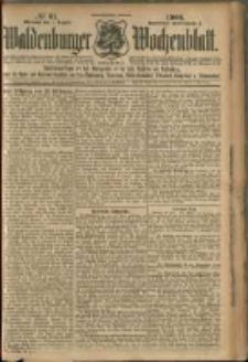 Waldenburger Wochenblatt, Jg. 52, 1906, nr 71