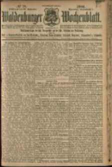 Waldenburger Wochenblatt, Jg. 52, 1906, nr 78