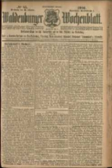 Waldenburger Wochenblatt, Jg. 52, 1906, nr 85