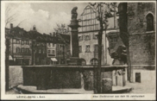 Löwenberg i. Schl., Alter Zierbrunnen aus dem 16. Jahrhundert [Dokument ikonograficzny]