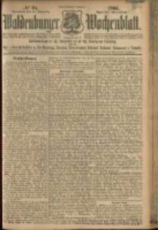 Waldenburger Wochenblatt, Jg. 52, 1906, nr 94