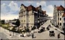 Postschänke mit Kaiserl. Postamt, Hirschberg i. Schl. [Dokument ikonograficzny]