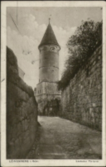 Löwenberg i. Schl. Laubaner Torturm [Dokument ikonograficzny]