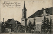 Löwenberg. Partie in der Promenade mit der ev. Kirche [Dokument ikonograficzny]