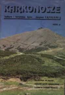 Karkonosze: Kultura i Turystyka, 1992, nr 7/8 (178/9)