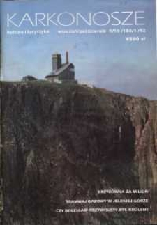 Karkonosze: Kultura i Turystyka, 1992, nr 9/10 (180/1)