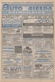 Auto Giełda Dolnośląska : pismo dla kupujących i sprzedających samochody, R. 4, 1995, nr 1 (142) [6.01]