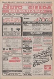 Auto Giełda Dolnośląska : pismo dla kupujących i sprzedających samochody, R. 4, 1995, nr 10 (151) [10.03]