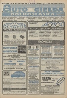 Auto Giełda Dolnośląska : pismo dla kupujących i sprzedających samochody, R. 4, 1995, nr 11 (152) [17.03]