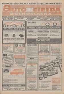 Auto Giełda Dolnośląska : pismo dla kupujących i sprzedających samochody, R. 4, 1995, nr 12 (153) [24.03]