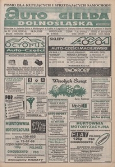 Auto Giełda Dolnośląska : pismo dla kupujących i sprzedających samochody, R. 4, 1995, nr 15 (156) [14.04]