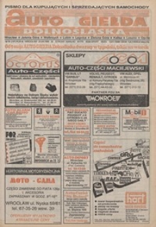 Auto Giełda Dolnośląska : pismo dla kupujących i sprzedających samochody, R. 4, 1995, nr 16 (157) [21.04]