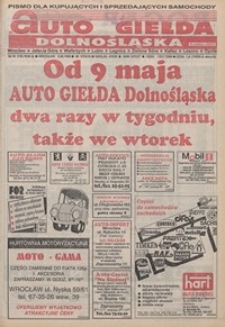 Auto Giełda Dolnośląska : pismo dla kupujących i sprzedających samochody, R. 4, 1995, nr 18 (159) [5.05]