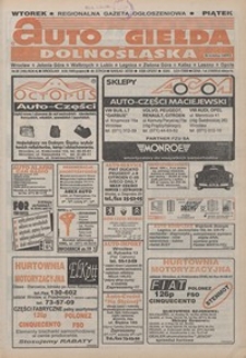 Auto Giełda Dolnośląska : pismo dla kupujących i sprzedających samochody, R. 4, 1995, nr 28 (169) [9.06]