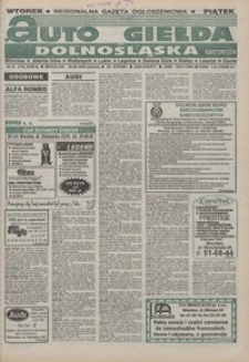Auto Giełda Dolnośląska : pismo dla kupujących i sprzedających samochody, R. 4, 1995, nr 31 (172) [20.06]