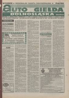Auto Giełda Dolnośląska : pismo dla kupujących i sprzedających samochody, R. 4, 1995, nr 39 (180) [18.07]