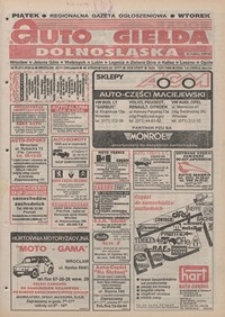 Auto Giełda Dolnośląska : pismo dla kupujących i sprzedających samochody, R. 4, 1995, nr 70 (211) [3.11]