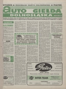 Auto Giełda Dolnośląska : pismo dla kupujących i sprzedających samochody, R. 4, 1995, nr 75 (216) [21.11]