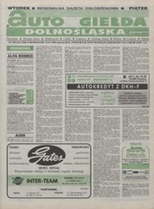 Auto Giełda Dolnośląska : pismo dla kupujących i sprzedających samochody, R. 5, 1996, nr 7 (233) [23.01]