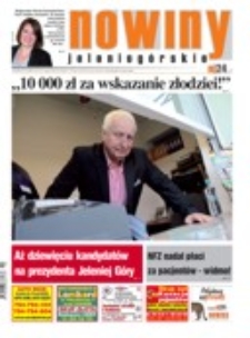Nowiny Jeleniogórskie : tygodnik społeczny, R.56!, 2014, nr 42 (2887) [Dokument elektroniczny]