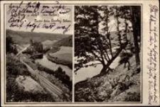 Lahn i. Schl. (am Bober.) Partie beim Loreley - Felsen [Dokument ikonograficzny]