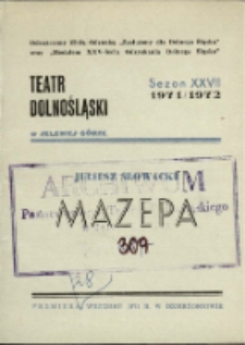 Mazepa - program [Dokument życia społecznego]