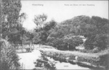 Hirschberg. Partie am Bober mit dem Hausberg [Dokument ikonograficzny]