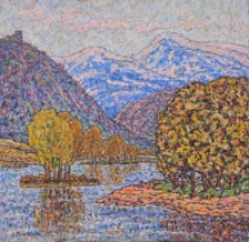 Pejzaż karkonoski wiosną [Dokument ikonograficzny]