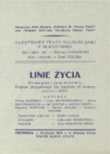Linie życia - program [Dokument życia społecznego]