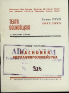 Rachunek nieprawdopodobieństwa - program [Dokument życia społecznego]