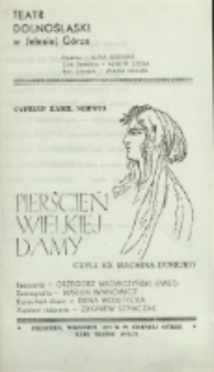 Pierścień wielkiej damy czyli Ex machina-Durejko [Dokument życia społecznego]