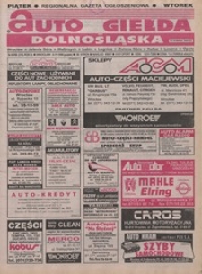 Auto Giełda Dolnośląska : pismo dla kupujących i sprzedających samochody, R. 5, 1996, nr 90 (316) [8.11]